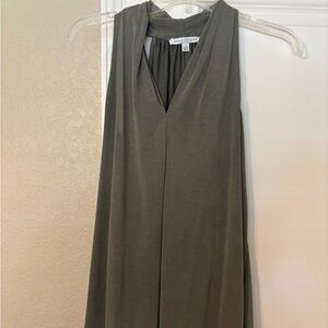 Green Envelope Taupe Sleeveless top